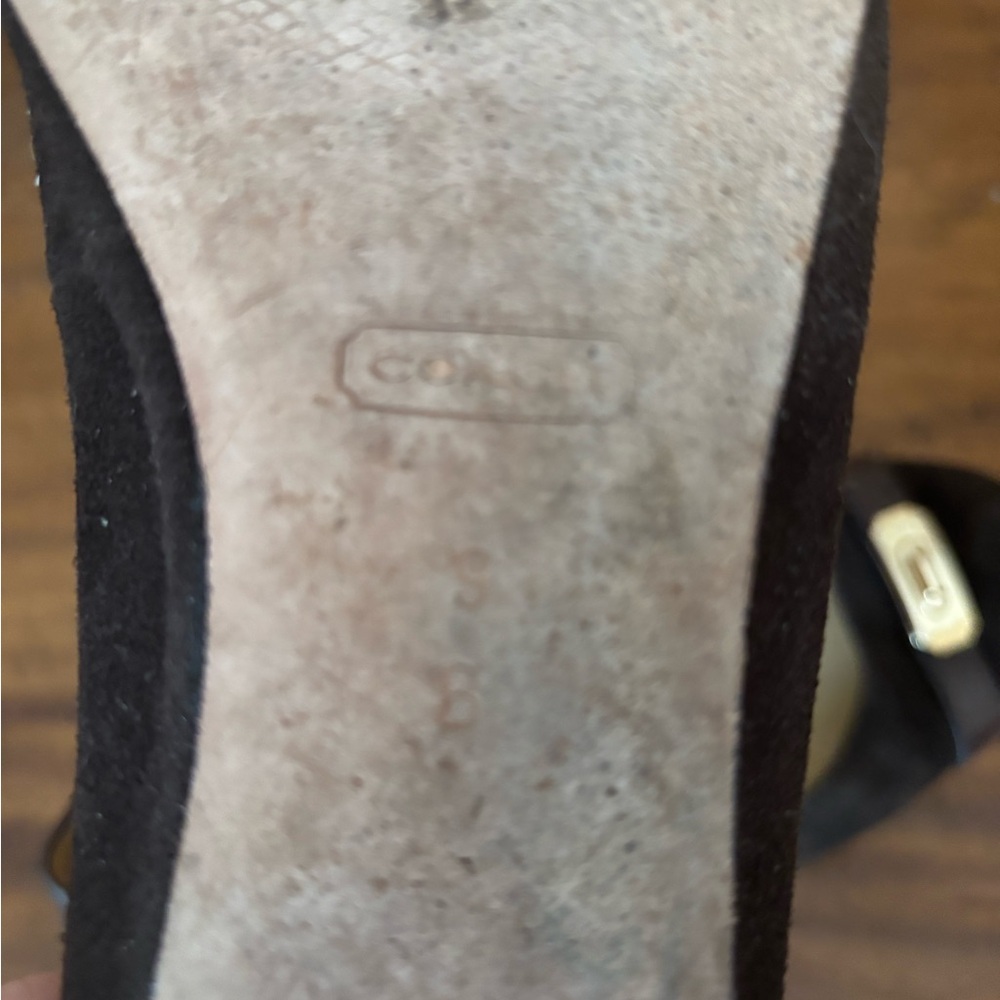 Coach brown suede flats - Picture 7 of 7
